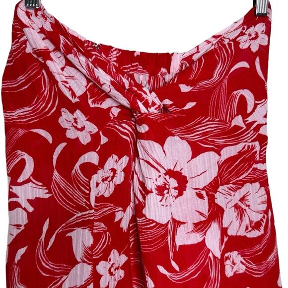 FAITHFULL THE LABEL - LULU MAXI SKIRT CAMARA FLORAL PRINT - RED Size 4 - Picture 3 of 8